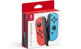 Nintendo Switch Joy-Con Kontrollercsomag (Neon Piros, Neon Kék)