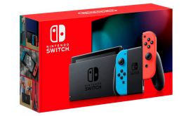 Nintendo Switch V2 Konzol (Piros/Kék)