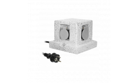 ORNO Kerti aljzat, 4x2P + Z, gumikábel H07RN-F 3x1,5mm2, 3m POST, 230V, 16A, IP44, (OR-AE-13186(GS))