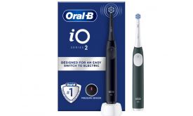 Oral-B iO2 Series elektromos fogkefe duo pack (10PO010450) Night black / Forest Green