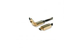 ROLINE Kábel HDMI Ethernet, Premium, 360° csatlakozó,  M/M  2.0m (11.04.5507)