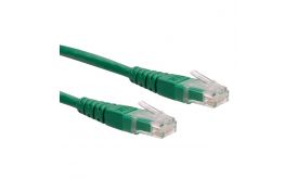ROLINE UTP CAT6 kábel, 30cm (21.15.1513) zöld