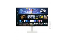 SAMSUNG 27 M5 FHD SMART IPS monitor (LS27FM501EUXDU) fehér