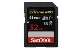 SANDISK 121594, SDHC EXTREME PRO KÁRTYA 32GB, 100/90 MB/s , UHS-I, Class 10, U3, V30