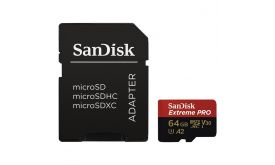 SANDISK EXTREME PRO MEMÓRIAKÁRTYA 64GB (214503)
