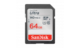 SANDISK 215415, SDXC ULTRA KÁRTYA 64GB, 140MB/s CL10 UHS-I