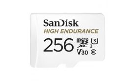 SANDISK Memóriakártya 183568, MICRO SDXC KÁRTYA HIGH ENDURANCE 256GB, 100 MB/S, C10, U3, V30