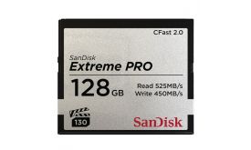 SANDISK Memóriakártya CF EXTREME Pro CFast 2.0  128GB, VPG130, 525MB/S