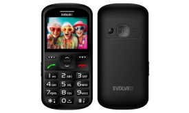 EVOLVEO EasyPhone XS EP-570-XS Mobiltelefon, fekete