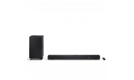 SHARP Q HT-SBW53121(BK) 3.1.2 Dolby Atmos / DTS:X Vezeték nélküli hangprojektor mélynyomóval, Fekete (HT-SBW53121(BK))