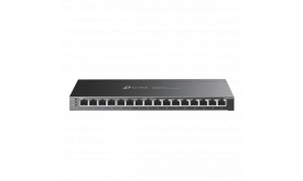 TP-LINK 16-portos Fémházas Asztali/Rackes Menedzselhető switch (TL-SG2016P)