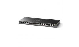 TP-LINK 16x1000Mbps (TL-SG116E) Fémházas Rack-es Easy Smart Switch