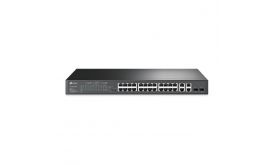 TP-LINK JetStream 24-Port 10/100Mbps + 4-Port Gigabit Smart Switch (TL-SL2428P)