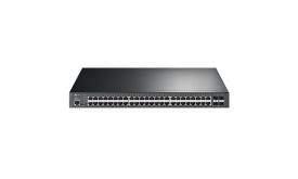 TP-Link TL-SG3452P 52 Portos Menedzselhető Rackes Gigabit Switch
