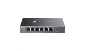 TP-LINK Omada DS106P Fémházas Switch - 6x100Mbps(4xPOE+)