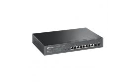 TP-Link  TL-SG1210MP 8x1000Mbps (8xPOE+) + 2xGigabit SFP Fémházas Asztali Menedzselhető Switch