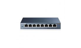 TP-LINK 8 portos, 10/100/1000Mbps asztali switch (TL-SG108)