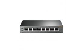 TP-LINK 8 portos, Fémházas, Asztali Switch (TL-SG108PE)