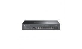 TP-LINK 8x2.5Gbps + 2x10G SFP+ + 1xkonzol port + 1xMicro-USB port, Menedzselhető Rackes switch (SG3210X-M2)