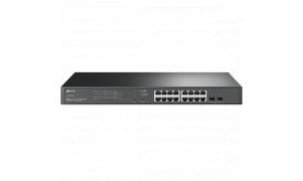TP-Link TL-SG2218P 16x1000Mbps(16xPOE+) + 2xGigabit SFP, Menedzselhető Switch