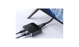 UGREEN AW502 2 az 1-ben switch, 2x USB-C–HDMI, 4K 60Hz