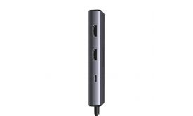 UGREEN CM498 6 az 1-ben adapter USB-C - 2x USB-A 3.0, USB-C 3.0, 2xHDMI, PD