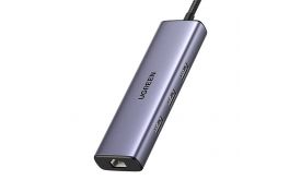 UGREEN CM511 USB-C–HDMI adapter, 3× USB-A 3.0, SD/TF