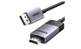UGREEN DP115 DisplayPort-HDMI kábel, 8k 60 Hz, 1m (fekete)