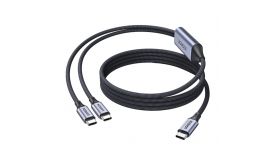 UGREEN L533 USB-C x2 PD univerzális kábel, 140 W, 2 m