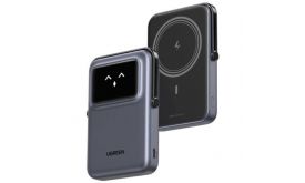 UGREEN Uno PB572 mágneses powerbank, 10000mAh, Qi (szürke)