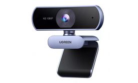 UGREEN 15728 USB webkamera mikrofonnal (ezüst)