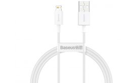 Baseus Superior Series USB to iPhone 1m gyorstöltő adatkábel (CALYS-A02) fehér