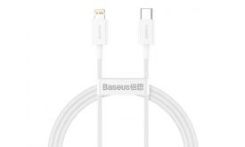 Baseus Superior Series Type-C to iPhone 1m gyorstöltő adatkábel (CATLYS-A02) fehér