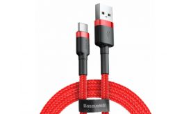 Baseus Cafule USB - Type-C 1m gyorstöltő adatkábel (CATKLF-B09) piros