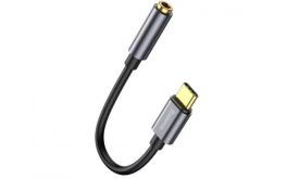 Baseus L54 USB Type-C to 3.5mm DAC adapterkábel (CATL54-0G) szürke