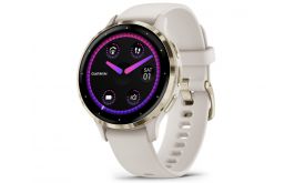 GARMIN Venu 3S okosóra francia szürke-krémarany, szilikon szíjjal (505365)