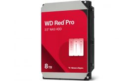 WESTERN DIGITAL 3.5" HDD SATA-III 8TB 7200rpm 256MB Cache, RED Pro (WD8005FFBX)