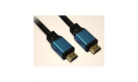 Wiretek HDMI Összekötő Kábel 2 m Male/Male v2.0 Fém csatlakozó 8HD2-AB-AMAM2.0)