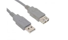 Wiretek USB Hosszabbító kábel 1,8 m (WUCBE)