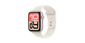 Apple Watch SE 3 GPS 40mm (MEH34MP/A) Csillagfény alumínium tok, csillagfény sportszíj S/M