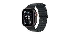 Apple Watch Ultra 3 GPS + Cellular 49mm-es fekete titántok, fekete Óceán szíj (MF0J4QH/A)