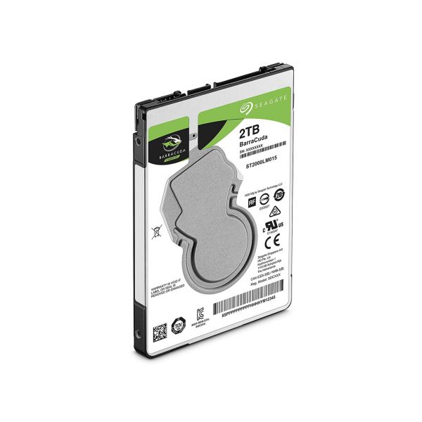 Seagate BarraCuda 2.5 2TB HDD 128MB SATA3 (ST2000LM015)