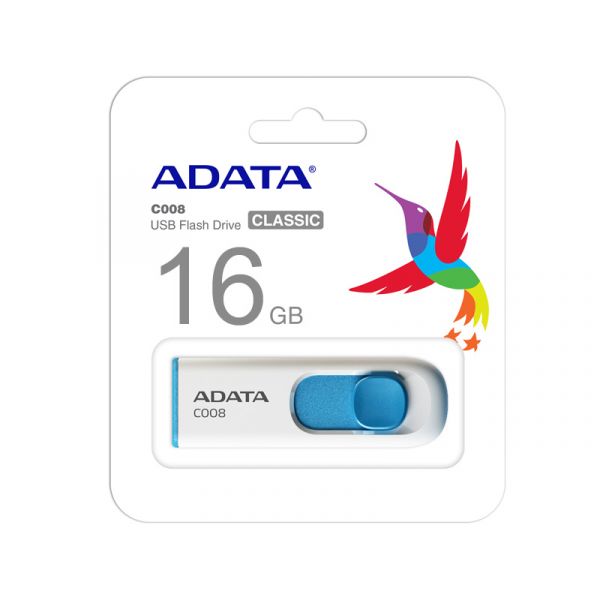 ADATA 16GB C008 Pendrive Fehér