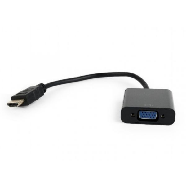 Gembird HDMI - VGA átalakító kábel (A-HDMI-VGA-04) fekete