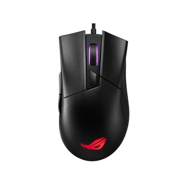 ASUS ROG GLADIUS II CORE egér, Fekete
