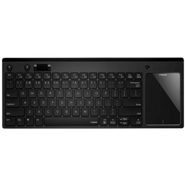 RAPOO "K2800" vezeték nélküli, touchpados billentyűzet (190992) fekete