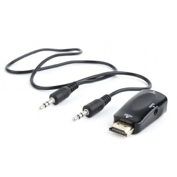 Gembird HDMI-A (M)-VGA (F) és Audio Adapter (A-HDMI-VGA-02)