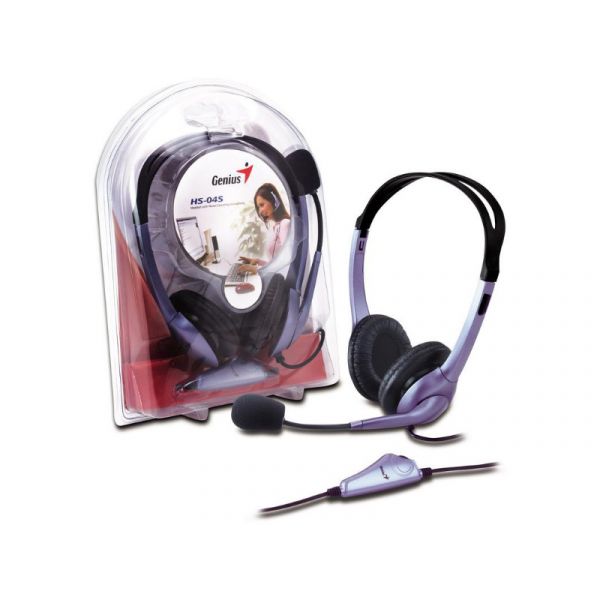 Genius HS-04S headset (31710025100) fekete