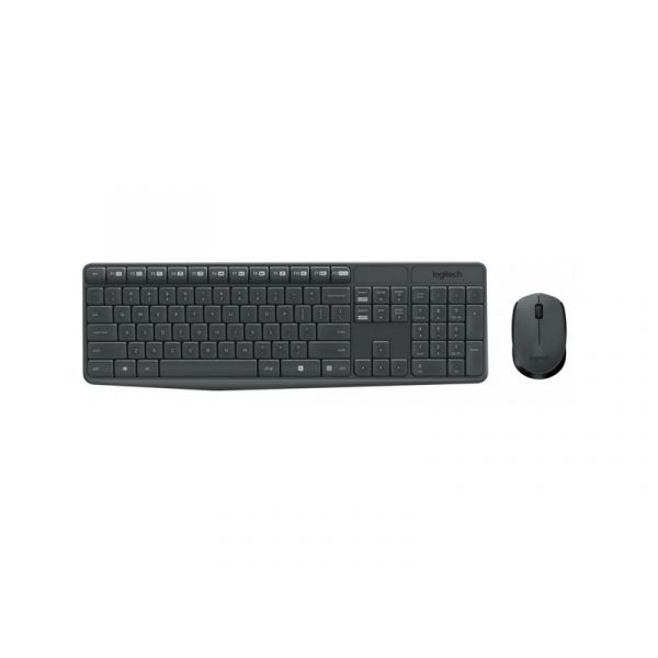 LOGITECH Billentyűzet + egér - MK235 Vezeték Nélküli Combo, DE