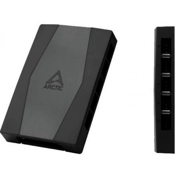 ARCTIC COOLING Case Fan Hub, 10 Portos PWM Ventilátorhub SATA tápellátással